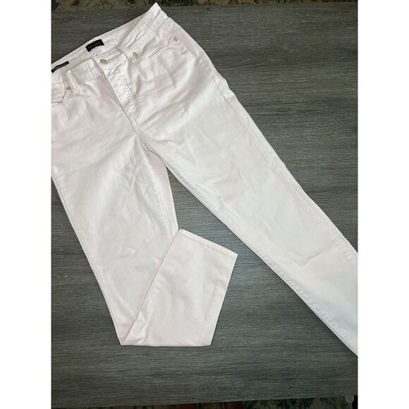 Talbots Women's Jeans Slim‎ Ankle Light Pink Size 8 Jeans - Picture 1 of 5